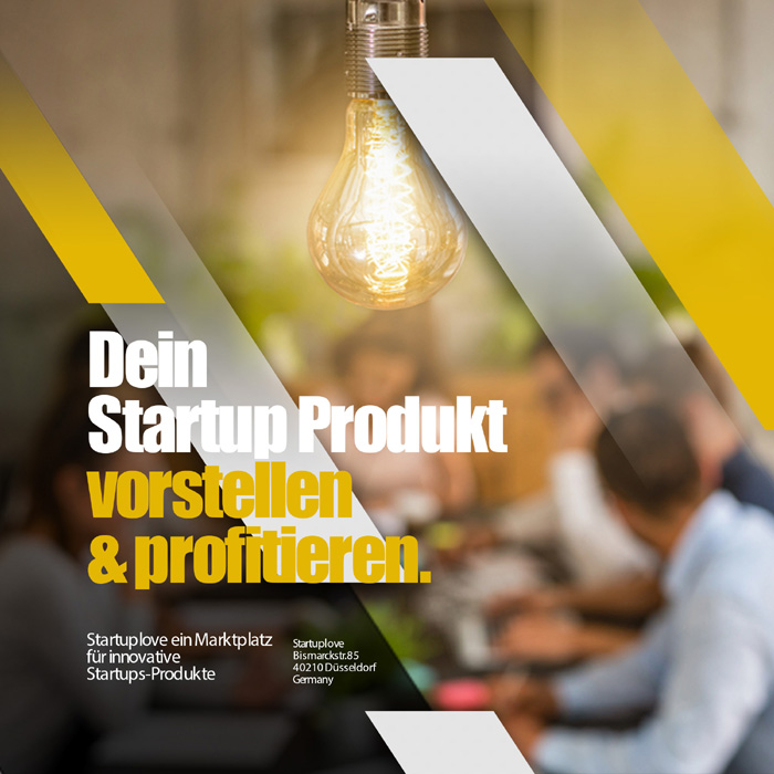 Startup Produkt eintragen & vorstellen